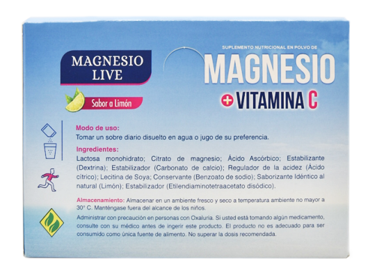 MAGNESIO POLVO CAJ 18 SOBRES - Imagen 2